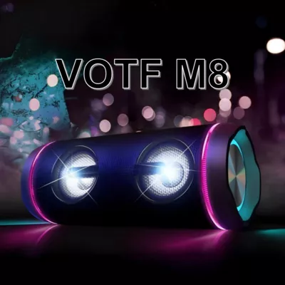 森林之声VOTF M8户外蓝牙音箱，带氛围灯